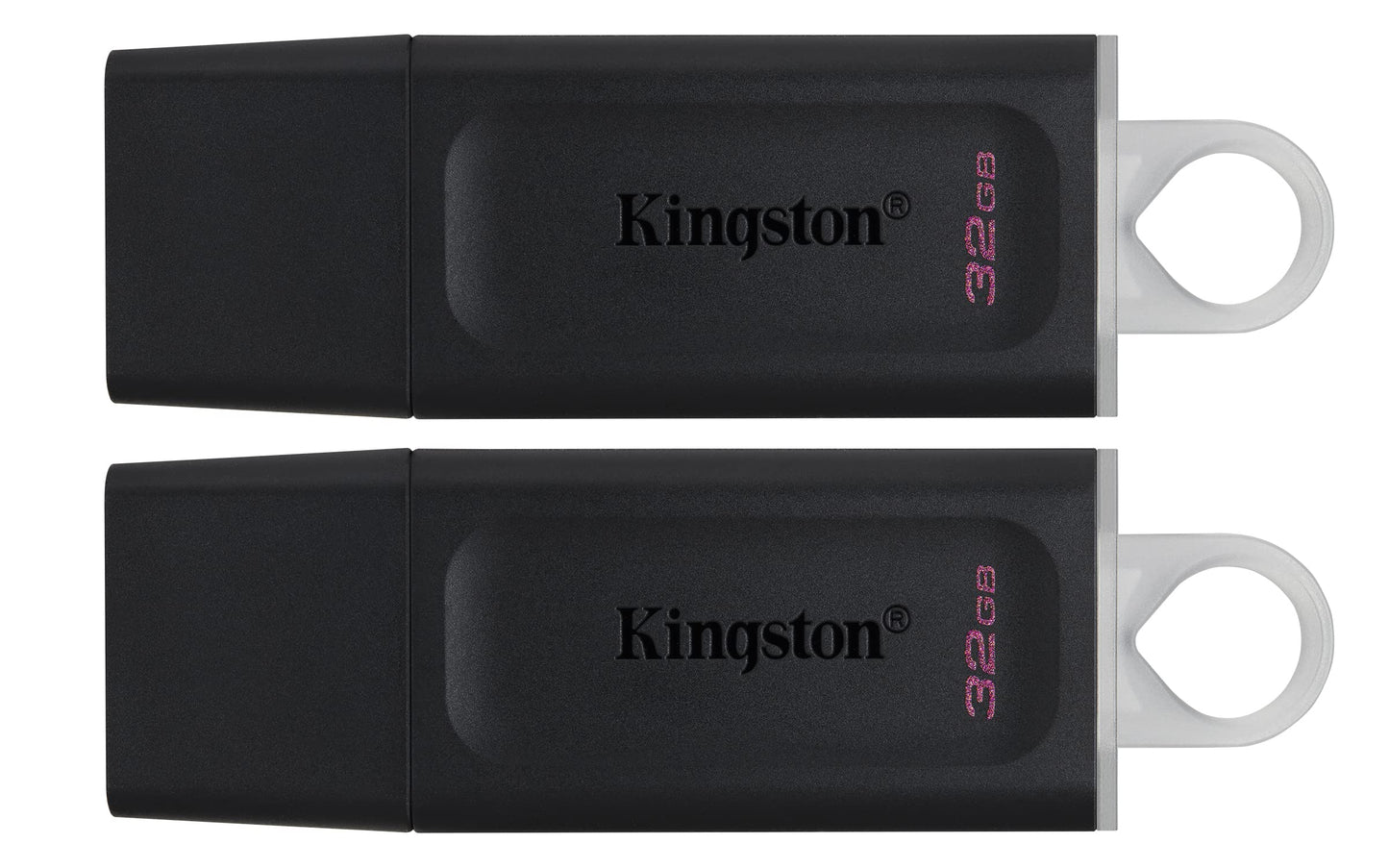 Kingston DataTraveler Exodia DTX/32, 64, 128, 256 GB Flash Drive USB 3.2 Gen 1 - with Protective Cap and Keyring in Multiple Colours