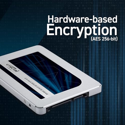 Crucial MX500 500GB 3D NAND SATA 2.5 Inch Internal SSD - Up to 560MB/s - CT500MX500SSD1