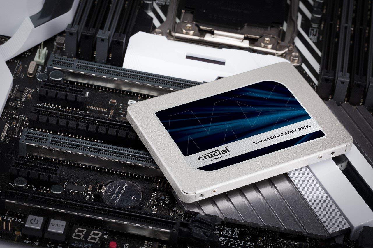 Crucial MX500 500GB 3D NAND SATA 2.5 Inch Internal SSD - Up to 560MB/s - CT500MX500SSD1