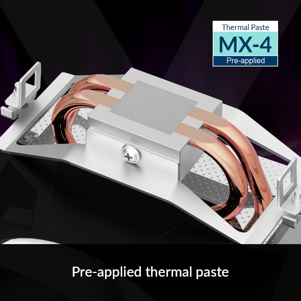 ARCTIC Freezer 12 - Compact Multi-Compatible Tower CPU Cooler, 500–2000 RPM