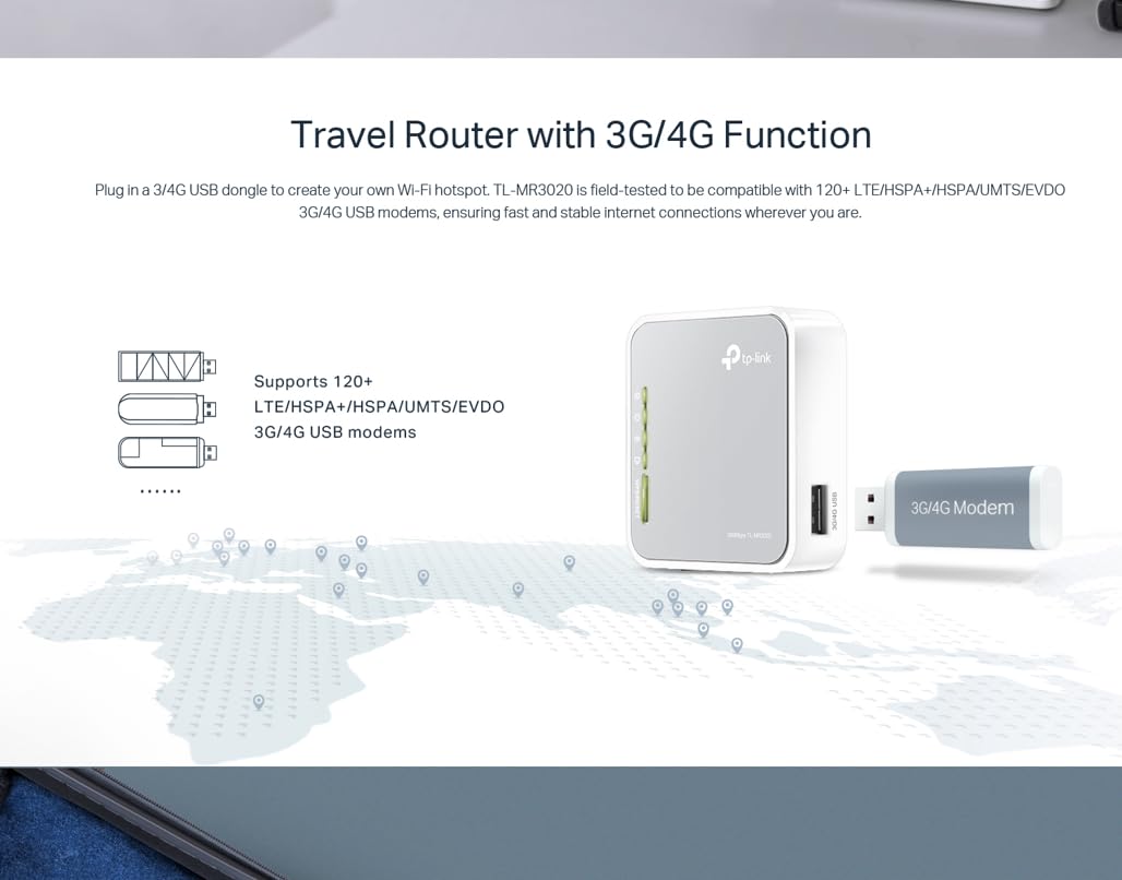 TP-Link Portable 3G/4G Wireless N Router