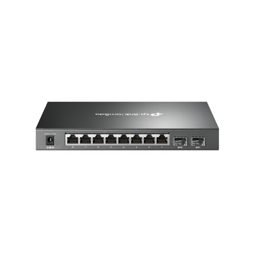 TP-Link JetStream 8-Port Gigabit Smart Switch with 4-Port PoE+(TL-SG2008P)
