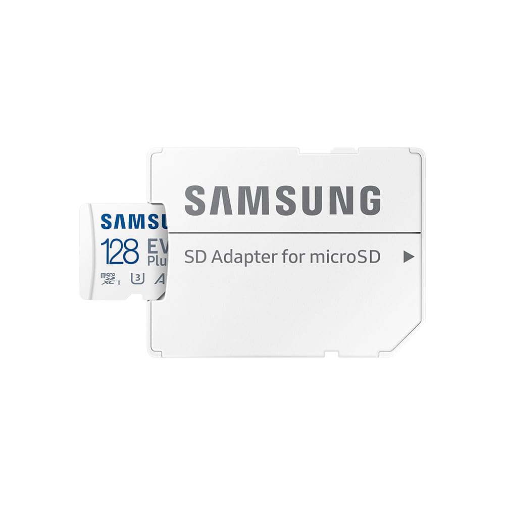 128GB Samsung EVO Plus UHS-1 (U3) microSD Card & Adaptor
