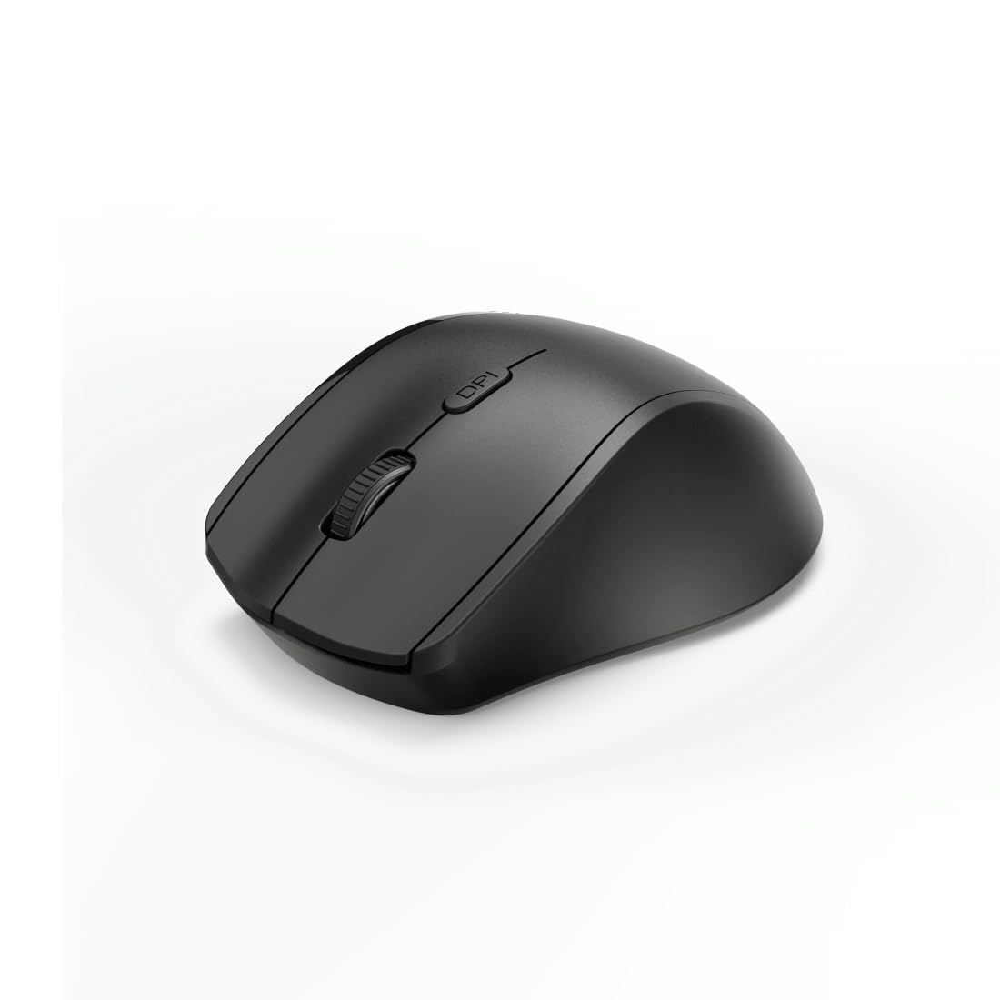Hama Maus kabellos für Linkshänder ergonomisch (Linkshänder-Maus ohne Kabel, Wireless Funkmaus, USB Empfänger, vertikal, 800-1600 dpi, 3 Tasten inkl. Browser-Tasten, 2,4 GHz) schwarz