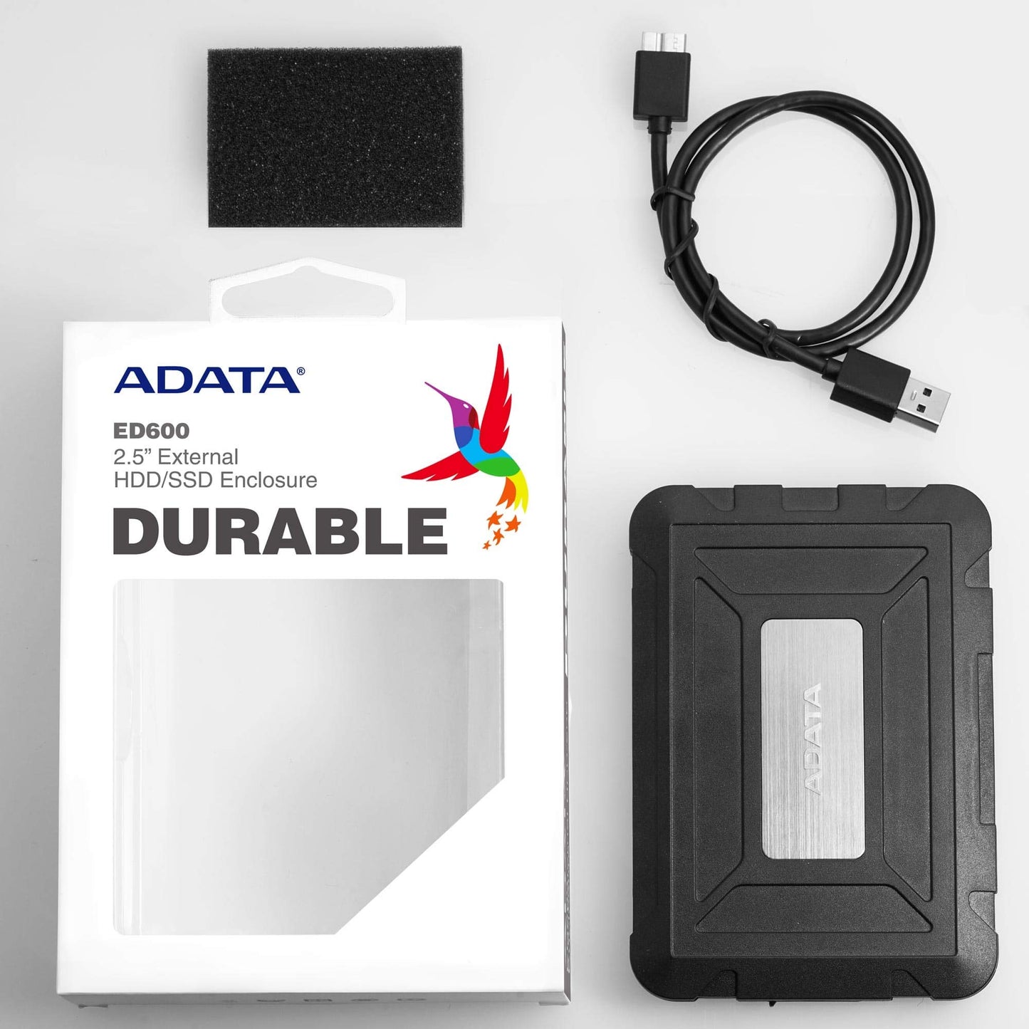 ADATA ED600 External 2.5" Hard Drive and Solid State Drive Enclosure