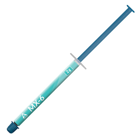 ARCTIC MX-6 (2 g) - Ultimate Performance Thermal Paste for CPU, consoles, graphics cards, laptops, very high thermal conductivity, long durability, non-conductive, non-capacitive