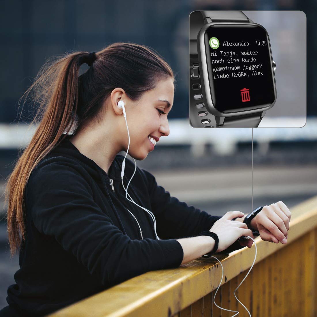 Hama Smartwatch 5910, GPS, wasserdicht
