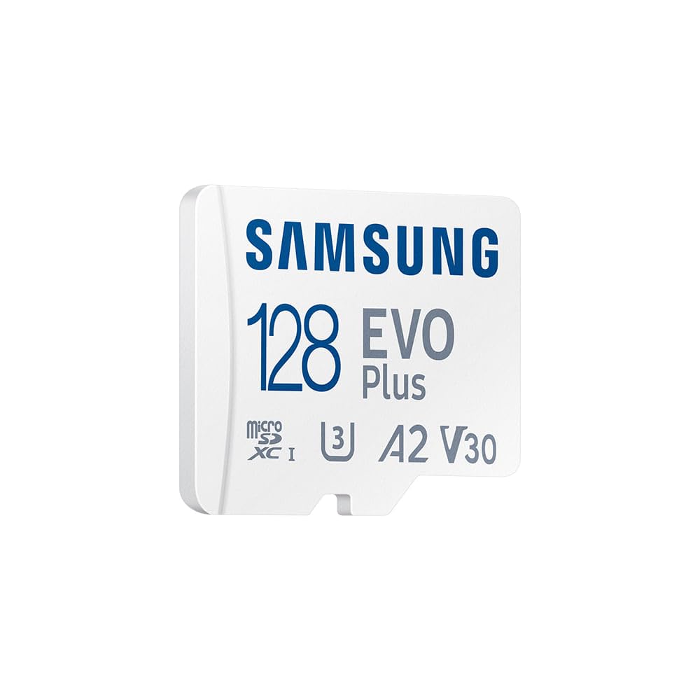 128GB Samsung EVO Plus UHS-1 (U3) microSD Card & Adaptor