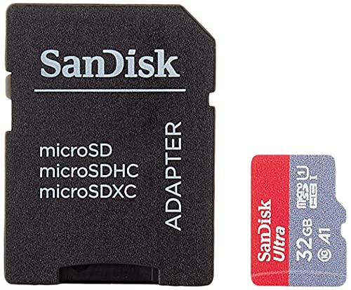 SanDisk Ultra microSDHC Memory Card + SD Adapter with A1 App Performance Up to 120MB/s, Class 10, UHS-I