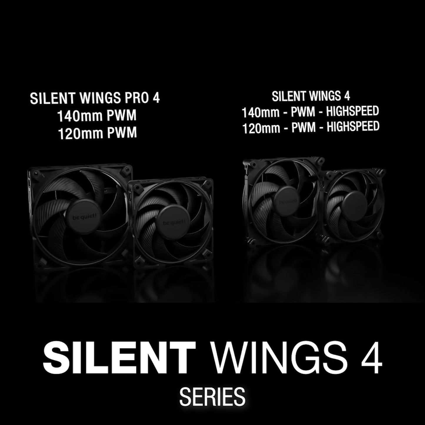 be quiet! Silent Wings 4 Case Fans